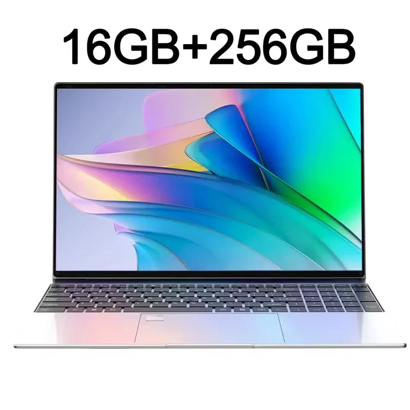 Lightweight 15.6 Laptop Intel 6500Y 32GB RAM 2TB SSD 5000mAh Windows 11 Backlit Keyboard Business Portable
