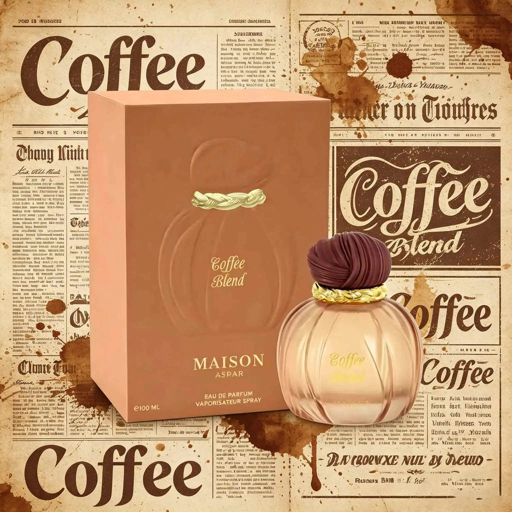 MASION | Coffee mixed with perfume 3.4 oz, neutral light essence, combined with sweet almond, milk, coffee and vanilla