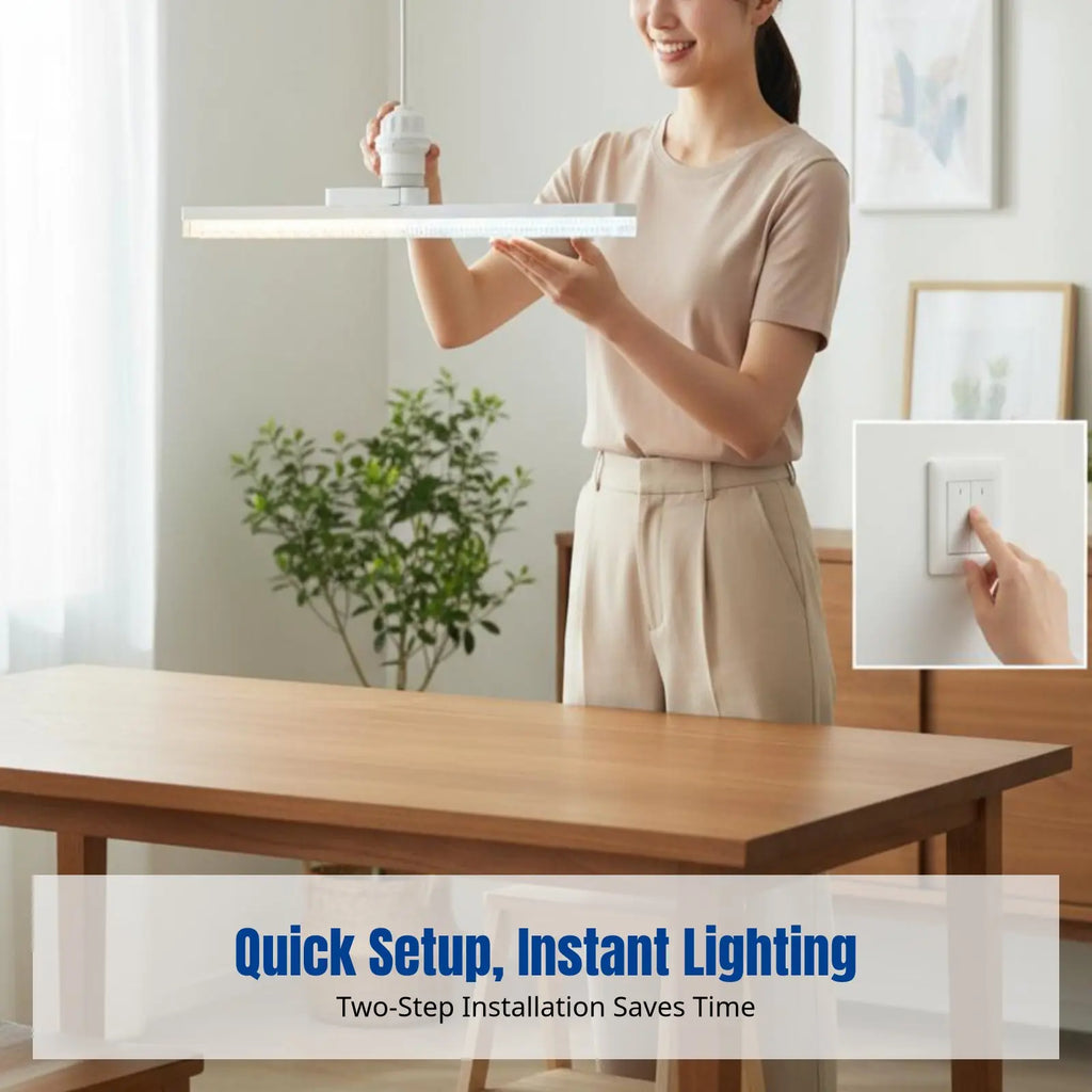 LED Bar Bulb, Ultra Bright, Energy Saving, E27 Base, Tricolor Dimmable, Home Lighting, Crystal Pendant Compatible