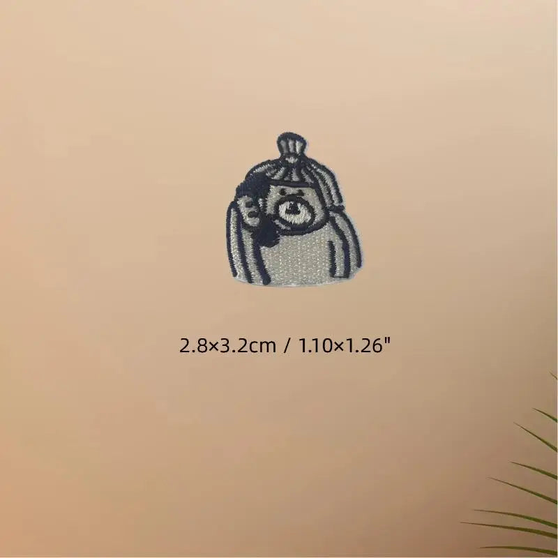 1Set Heart Cat Skull Birds Embroidered Patches Clothing Hat Bag Shoe Repair Material Phone Gift Box Decor DIY Accessory