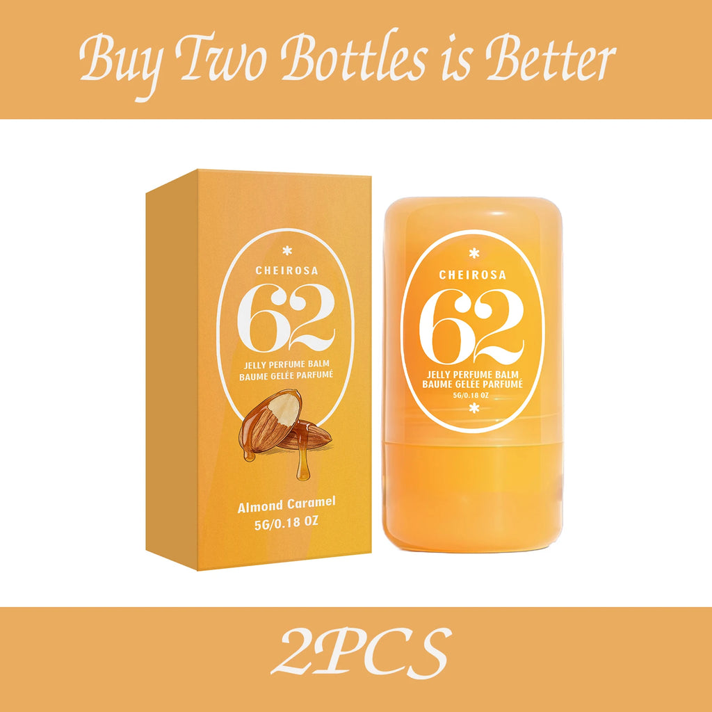 AMZ 5g Solid Fragrance (almonds caramel) Elegant Fragrance Exudes Gentle Charm Commuting Date Portable Fragrance