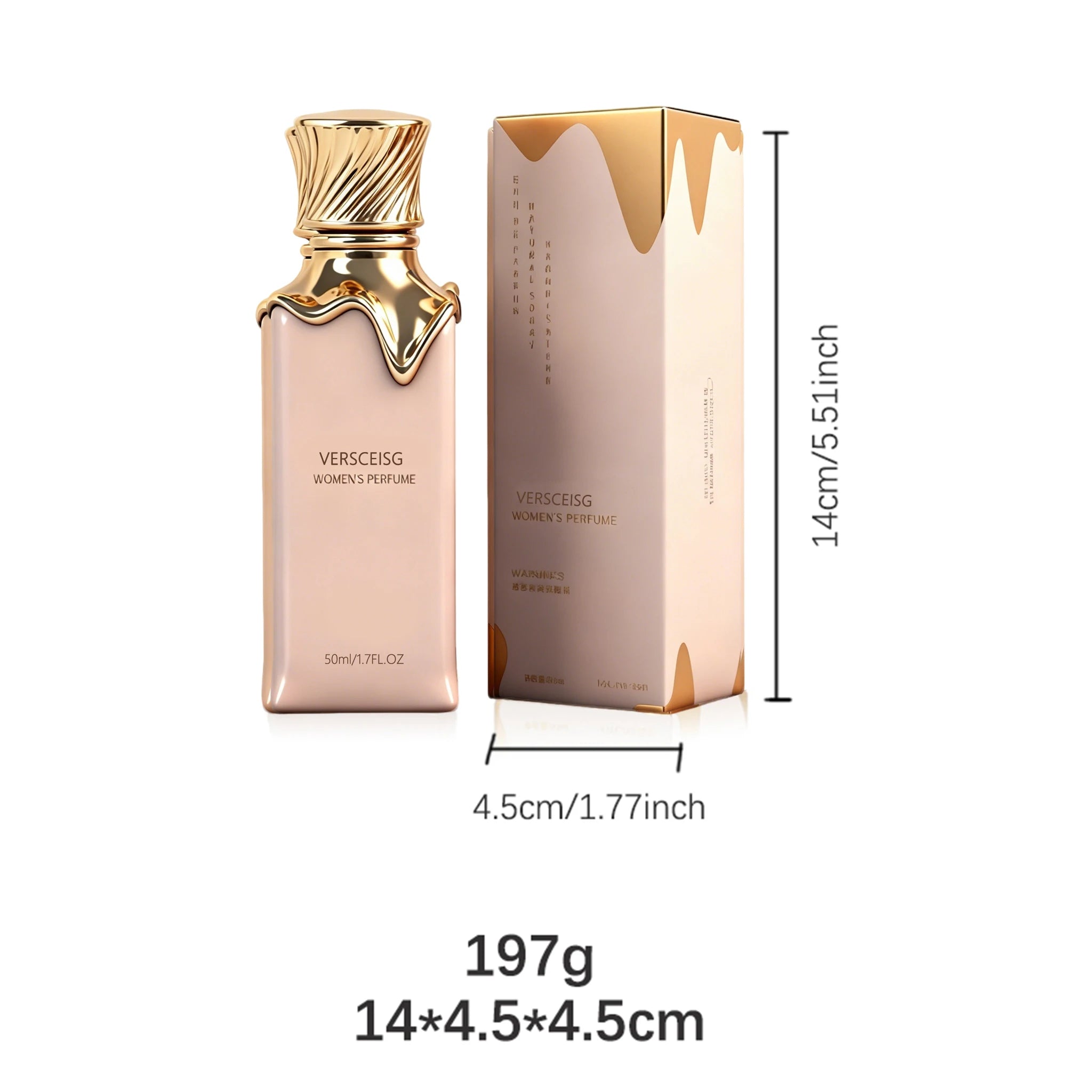 50ML women's durable perfume - with caramel milk, honey and vanilla fragrance, containing a durable fragrance, suitable for daily use, business, office, dating - the ideal women's birthday gift durable light essence), women's durable perfume, designer