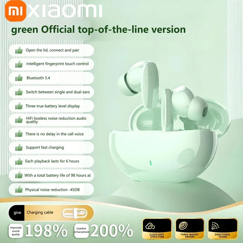 Lenovo New Wireless Earphone Bluetooth Headsets TWS 5.3 Stereo Earbuds Hifi Headphones HD Microphone For Iphone And Android