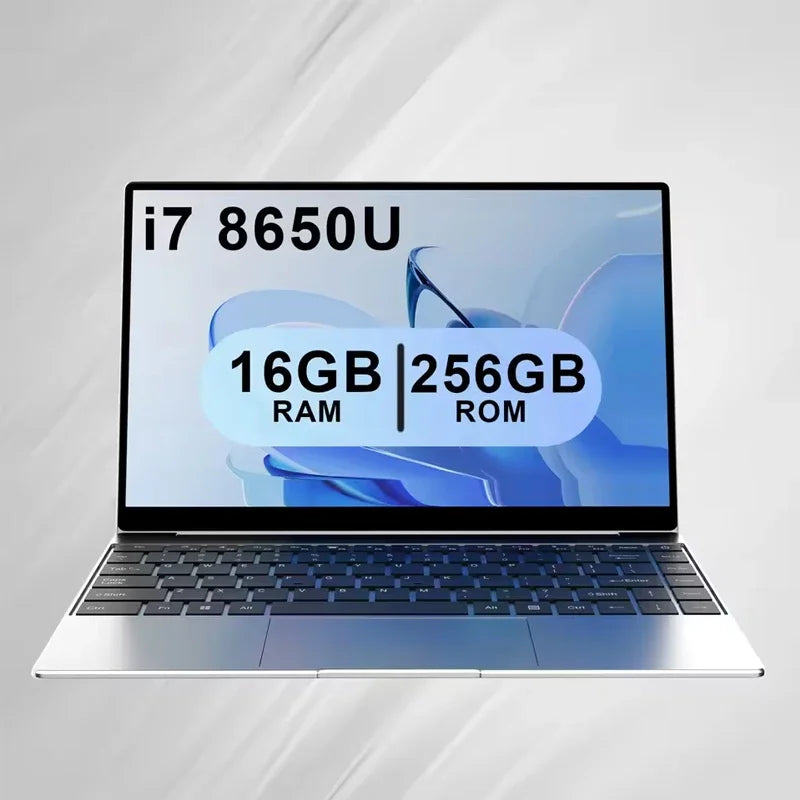 2026 Solid 15.6" Ultra Slim Study Notebook Intel Core i7-8650U 32GB RAM 2TB M.2 SSD Windows 11 Pro Office Laptop