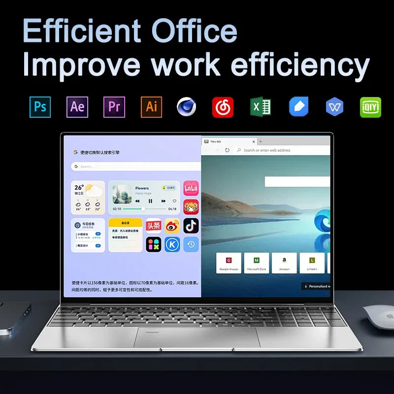 Ultra Slim Gaming Laptop Intel Core I9-9880H 14.1" 32GB RAM 2TB SSD Windows 11 1920*1080 Office Study Home Use