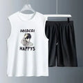 Men's Tank Top Sets 2026 Summer Quick drying Breathable seaside running Y2k tracksuits outfits two piece beach  sports oversize