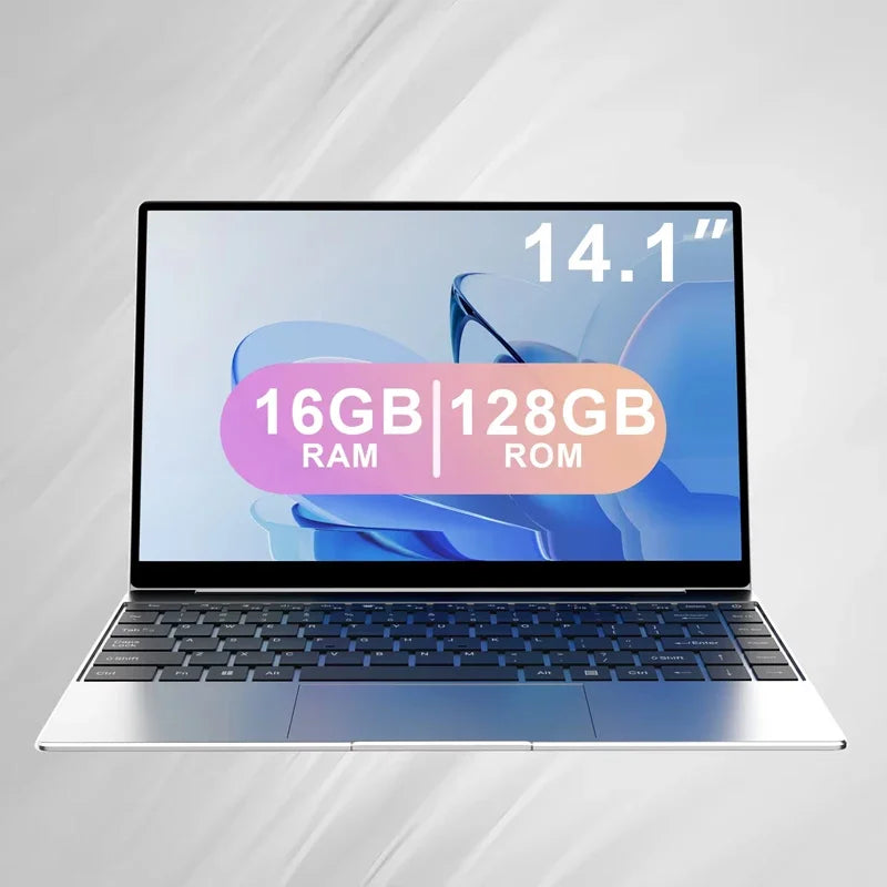 Ultra Thin Full HD Laptop Intel N3700 Processor 16GB Large RAM 2TB Big SSD Home Daily Leisure Study Computer