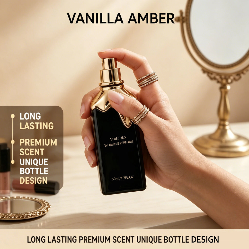 50ML women's durable perfume - with caramel milk, honey and vanilla fragrance, containing a durable fragrance, suitable for daily use, business, office, dating - the ideal women's birthday gift durable light essence), women's durable perfume, designer