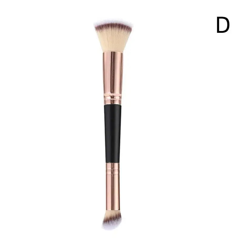 1/3 Pcs Double-Ended Foundation Makeup Brush Angled Concealer Makeup Brush For Liquid Powder Fluffy Cosmetic Tools