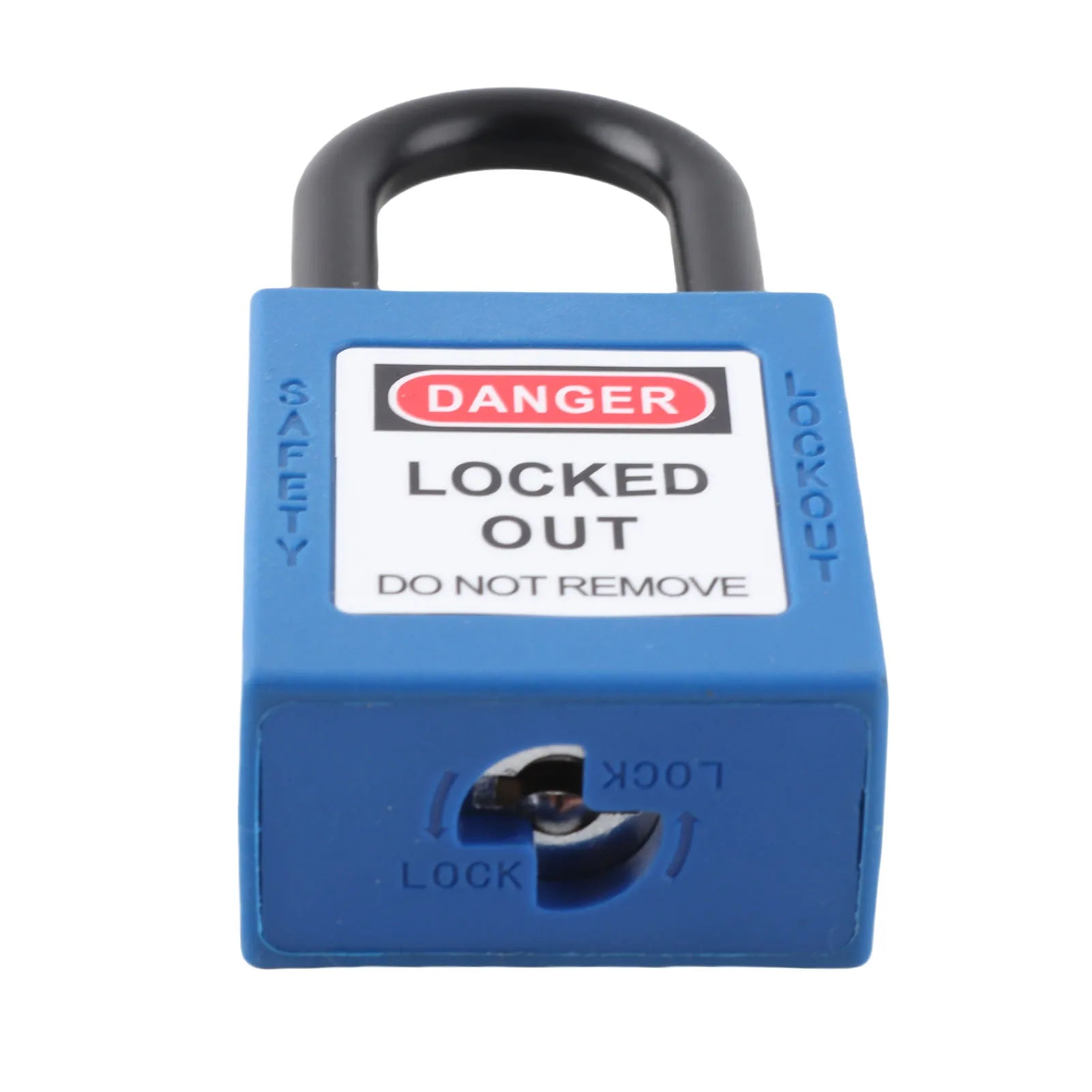 5 Sets 38mm Nylon Insulated Dustproof Safety Padlock With Keys Industrial Electrical Lockout Tagout Lock