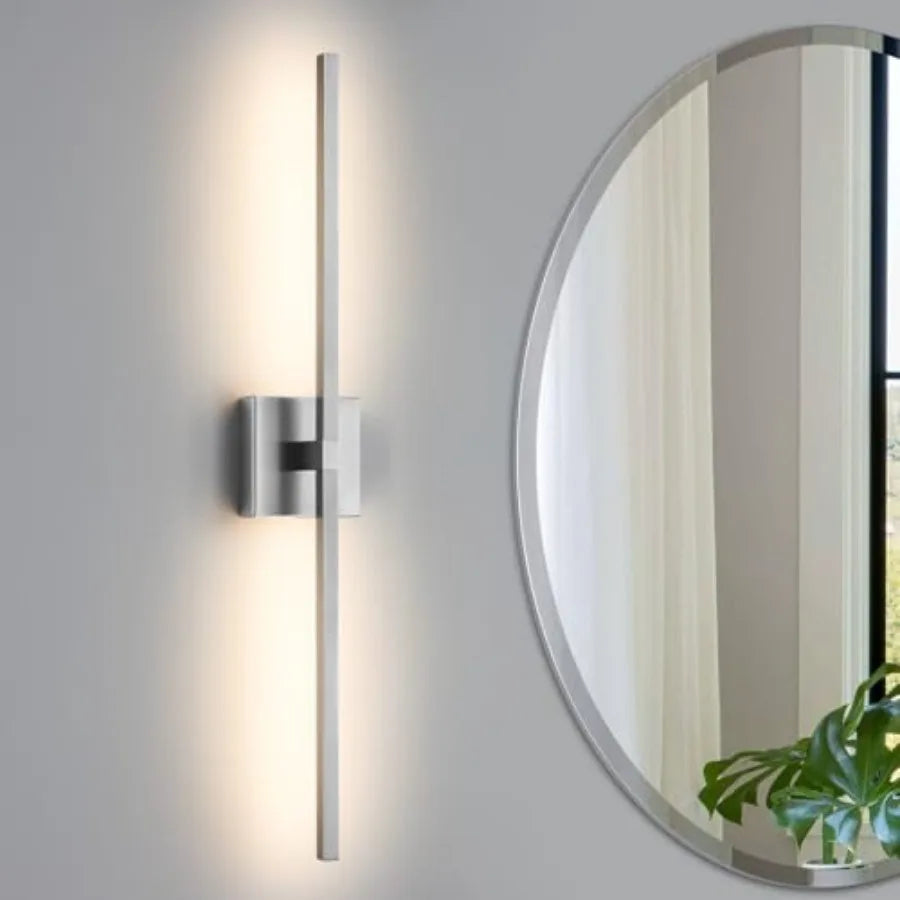 Bathroom Vanity Light Fixtures - Dimmable Bathroom Lights Over Mirror 18W LED Vanity Light Bar 3500K Modern Wall Sconce Lightin
