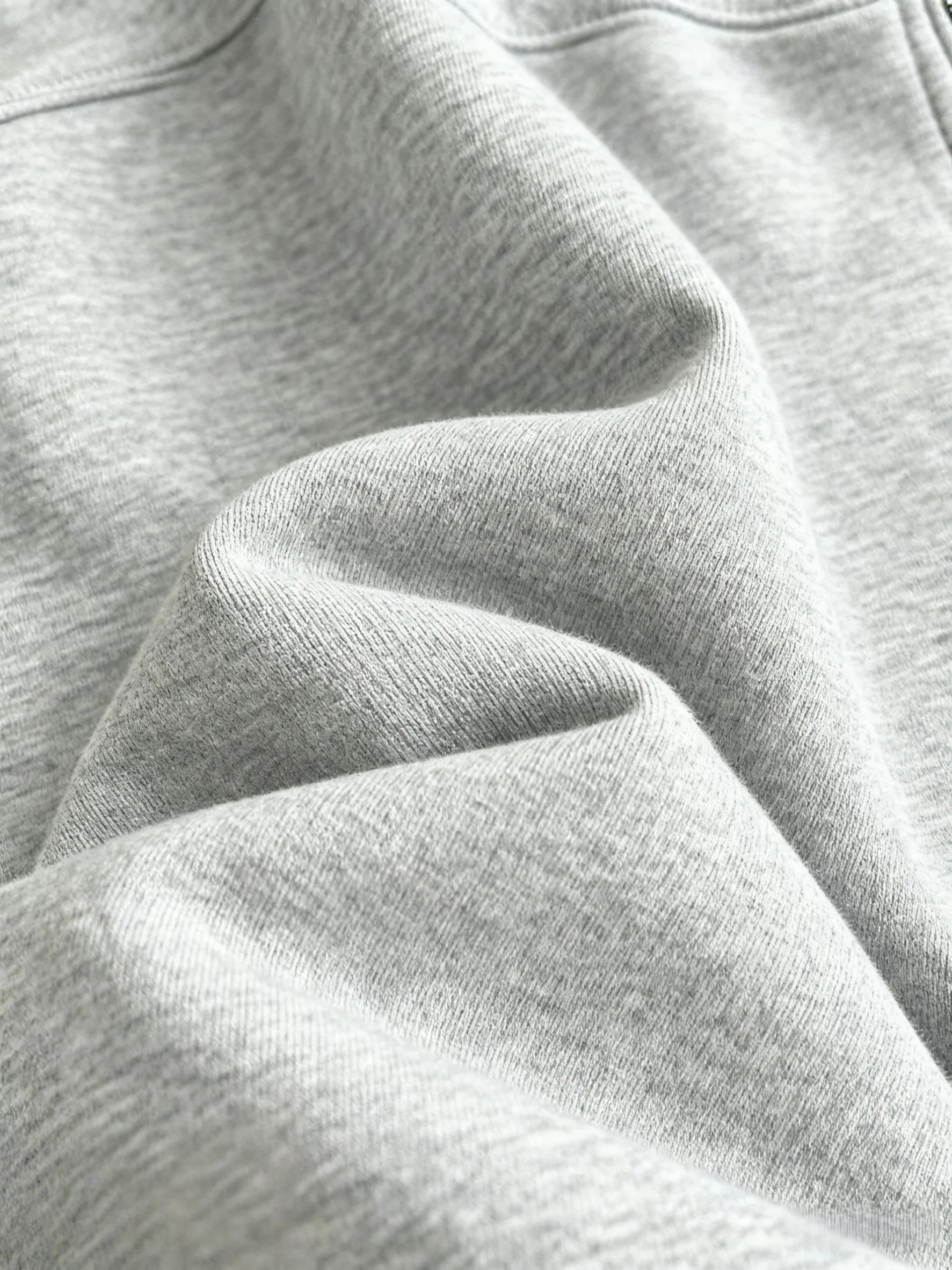 Men's gray half zipper stand up collar sweatshirt, simple and loose casual top, foreign trade men's clothing source