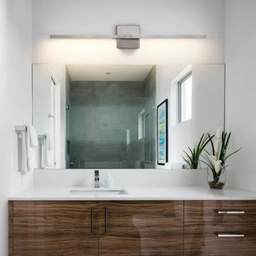 Bathroom Vanity Light Fixtures - Dimmable Bathroom Lights Over Mirror 18W LED Vanity Light Bar 3500K Modern Wall Sconce Lightin